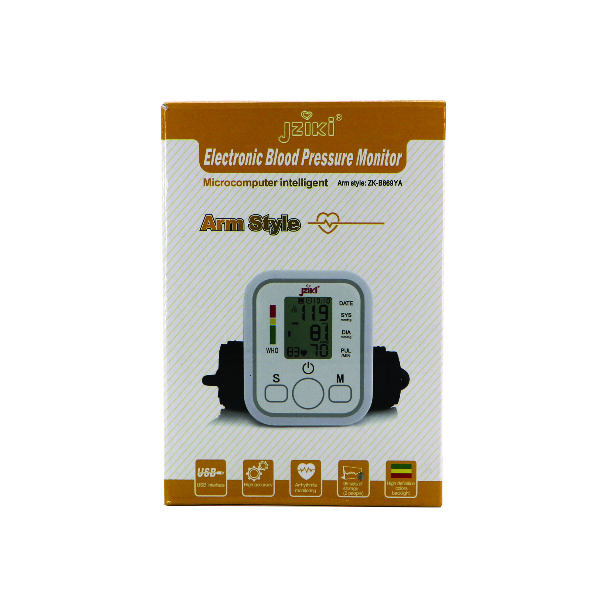 فشارسنج دیجیتالی JZIKI بازویی سخنگو مدل ZK-B869YA