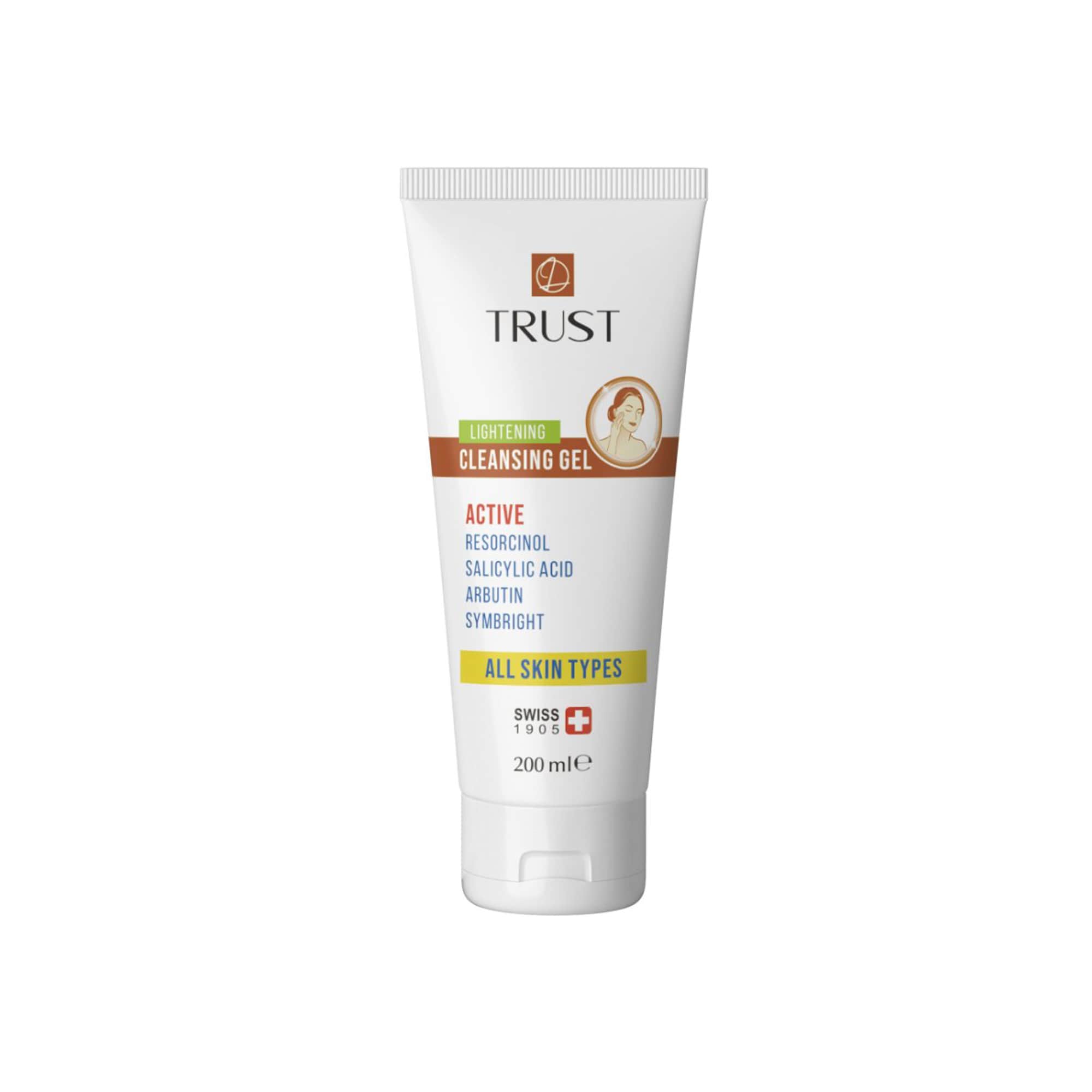 ژل شوینده و روشن کننده پوست TRUST